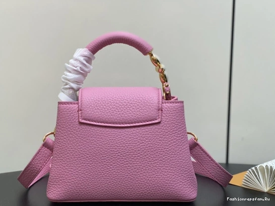 FS CHEAP CAPUCINES VUITTON MINI-21*14*8CM LOUIS 0716